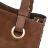 Vera Pelle Fonda Taupe Suede Women' Handbag
