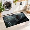 Predator Custom Text Flannel Floor Rug Soft Kitchen Mat Personalized Non Slip Carpet