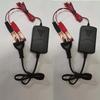 New 2Pcs Car Battery Charger Maintainer 12V Trickle RV For Truck Motorcycle ATV Auto