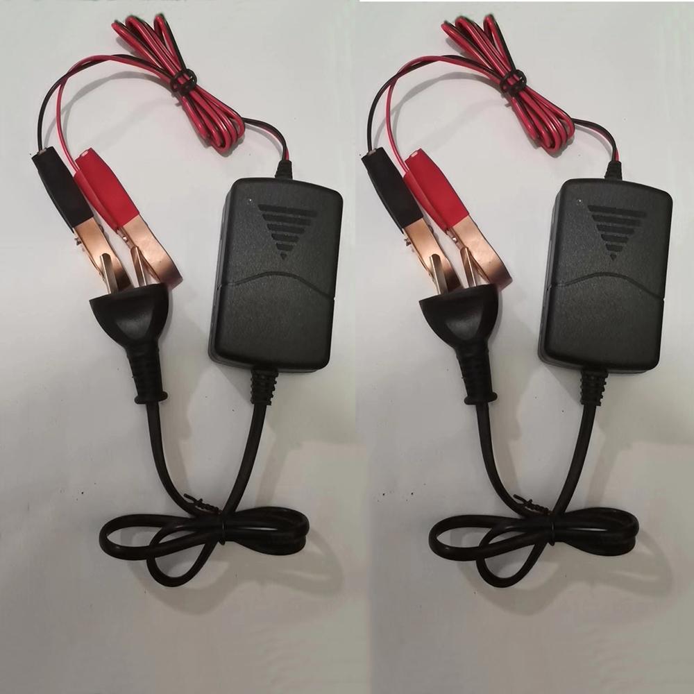 New 2Pcs Car Battery Charger Maintainer 12V Trickle RV For Truck Motorcycle ATV Auto