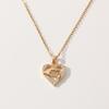 Heart Shape Pendant Necklace for Women 2025 New Fashion Golden Stainless Steel Chain Wedding Party Jewelry Accessories
