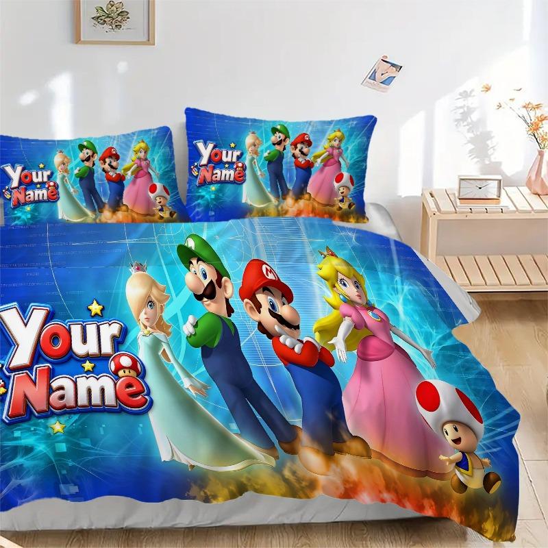 Custom 3pcs Adventure Heroes Unite Bedding Sets For All Sizes New 184D Printed Bed Cover Comforter Duvet Cover Pillowcase Bedroom Decoration