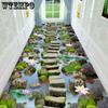 3D Flower Home Corridor Carpet Crystal Velvet Dirt Resistant Wear-resistant Anti Slip