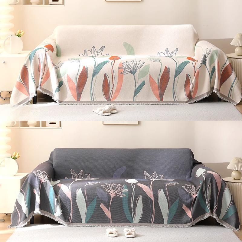 Four Seasons Universal Chenille Sofa Towel Full Cover Cloth Non-Slip Anti-Scratching Sofa Cover All-Inclusive Sofa Cushion