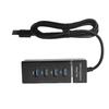 1.2m USB 3.0 One-to-Seven High-Speed Hub Adapter