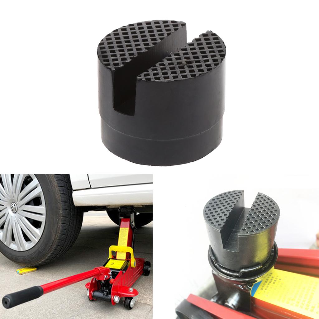 Floor Slotted Car Rubber Jack Pad Frame Protector Adapter Jacking Disk Pad Tool
