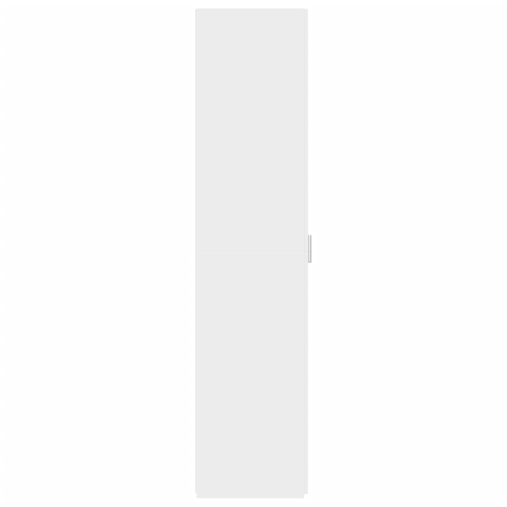 Vidaxl Tall Cabinet, White, 50X42.5X185 Cm, Wood-Based Material
