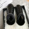 Booties Shoes for Women Plus Warm Elegant With Low Heels Trend 2025 Womens Ankle Snow Boots on Slip Work Offer Spring Autumn 39