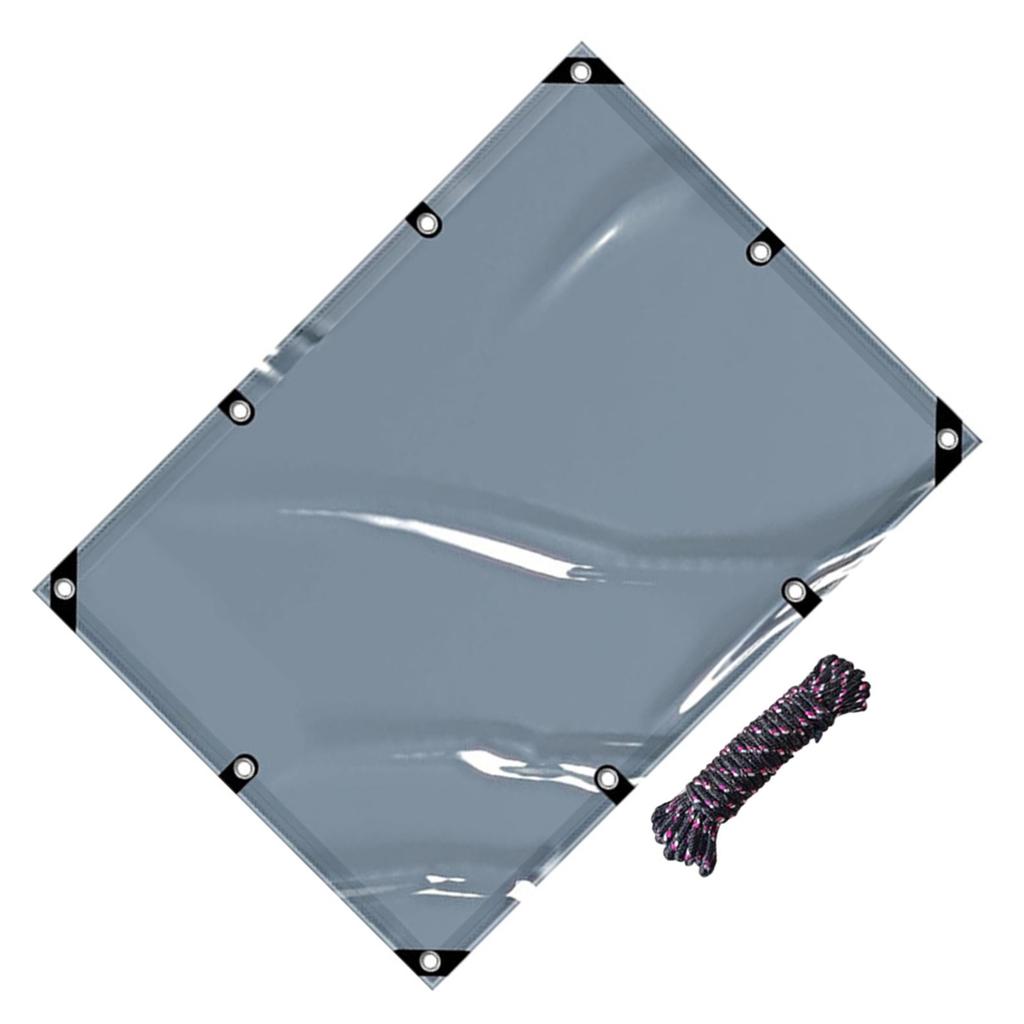 Forklift Cover Rain Canopy Easy to Install PVC Heavy Duty Colored Transparent Rainproof