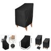Modern Minimalist Stacking Chair Cover Waterproof Dustproof For Indoor Outdoor Furniture