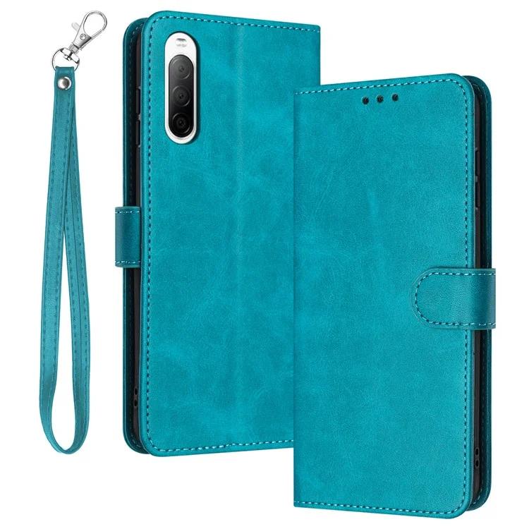 

Чехол из искусственной кожи для телефона Sony Xperia 10 IV 5G, чехол для мобильного телефона, оптовая продажа, подставка для телефона - зеленый