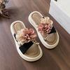 Versatile Sandals Beach Shoes Flower French Beautiful with Skirt Cool Slippers Women's 2025 New Summer Fashion