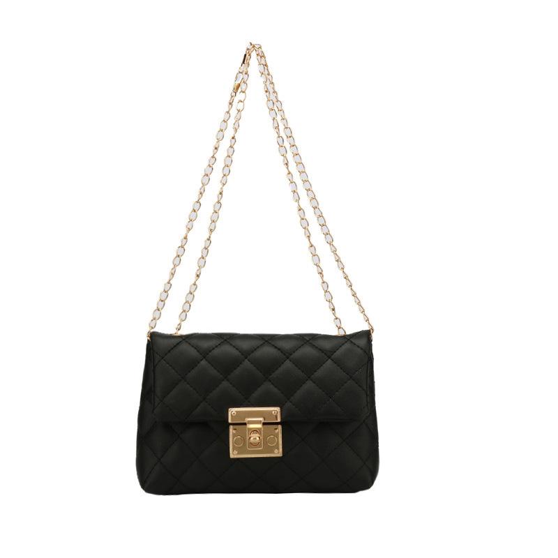 Square Button Embroidered Bags S Women's Bags Women's Fashion Shoulder Bags