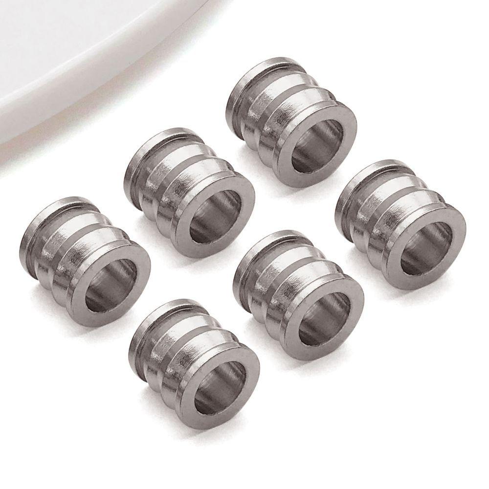 Kreuz Edelstahl Große Loch Perlen für DIY Schmuck