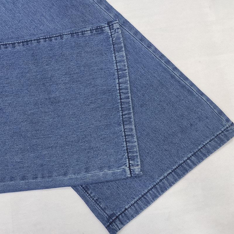 European Elegant Wide-Leg Drapey Lace-Up Slimming Artistic Jeans for Women