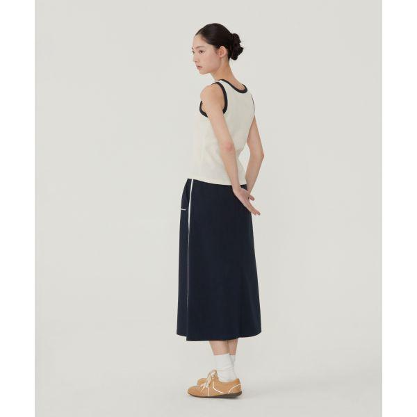 Covernat Ss26 Versatile Skin-Friendly Comfortable Breathable Fashion Loose Summer Casual Long Skirt Women skirts CO2602SR78NA