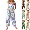 Women's Jumpsuit Printed Casual Loose Jumpsuit