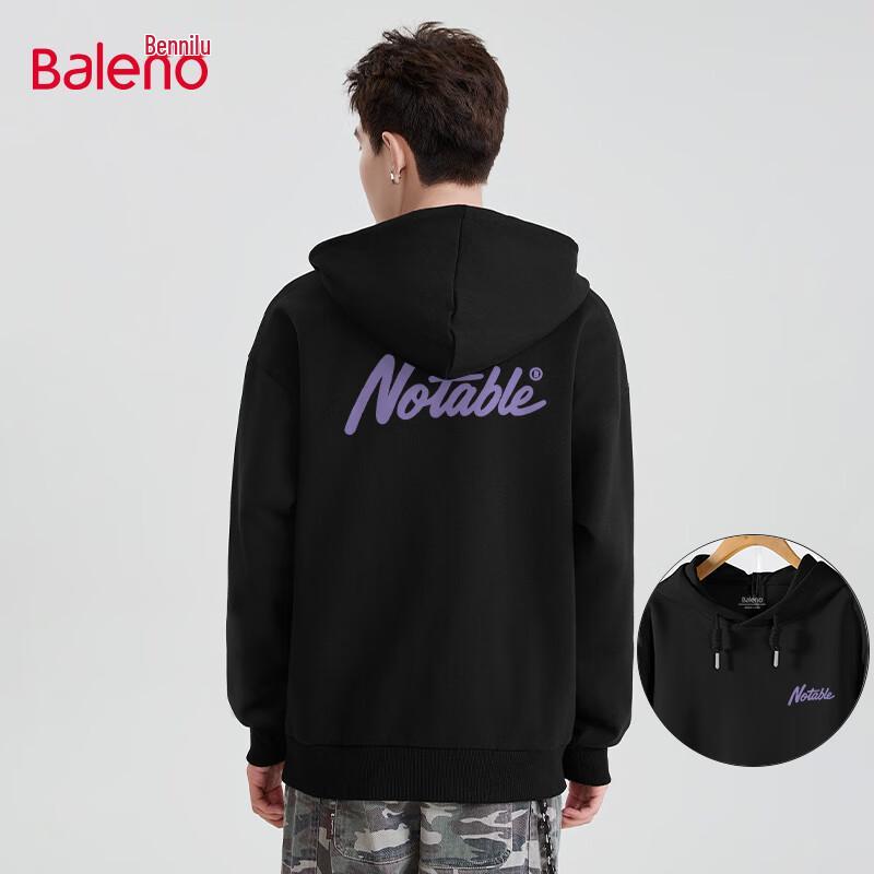 

Baleno Men s JPB Letter Print Hooded Pullover M