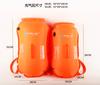 35L Waterproof Floating Swim Buoy Dry Bag Backpack with Shoulder Waist Strap for Open Water Swimming Paddling Hiking