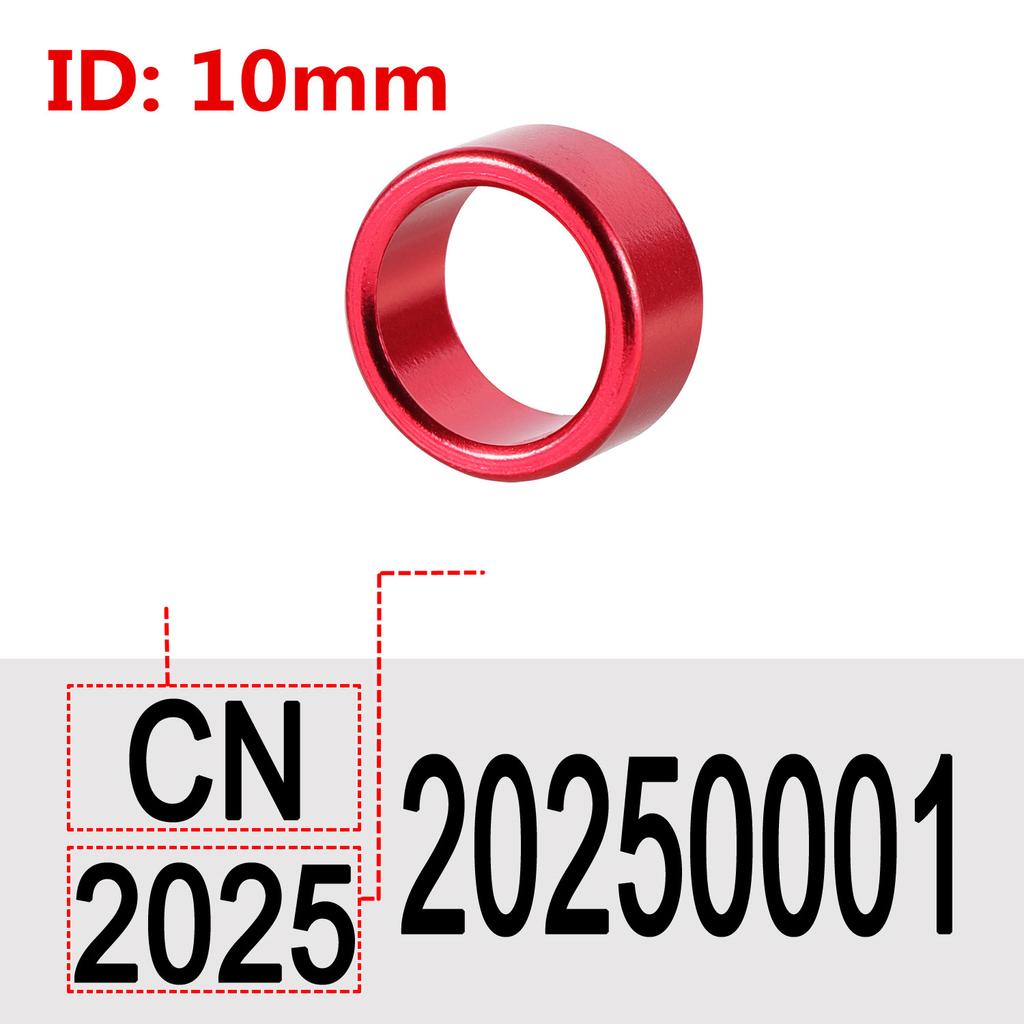 Anpassbarer Innendurchmesser 8mm/10mm Aluminium Taubenfußring Druck ''Ländercode + Jahr + Seriennummer" Vogelfußring 30 Stück