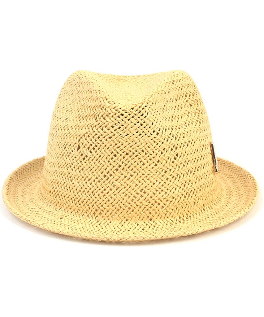 Yunibeosyeolkemiseuteuli Punk Simple Beige Summer Fedora