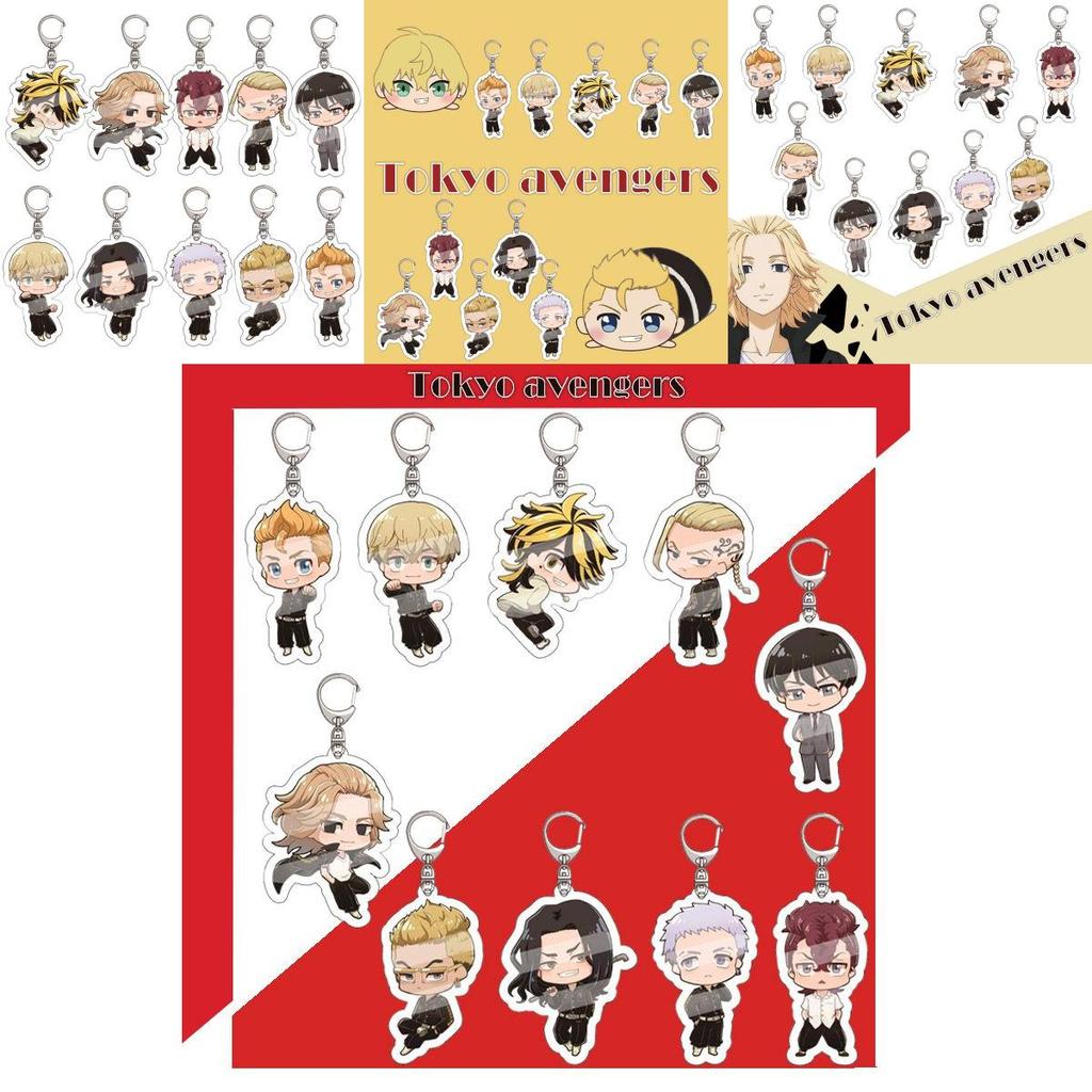 Entzückender Tokyo Revengers Acryl-Schlüsselanhänger für Kinder-Fans mit mehreren Charakteren