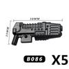 Military Building Blocks MOC Star Movie Characters Solider Figures War Mini Bricks Weapons Accessories Guns Cloak Axe Armor