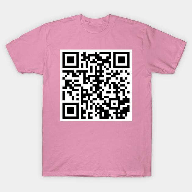 T Shirt Women Qr Rick Rolled Harajuku Print Kawaii Tshirt Summer Short Sleeve Female T-Shirt Top Tee