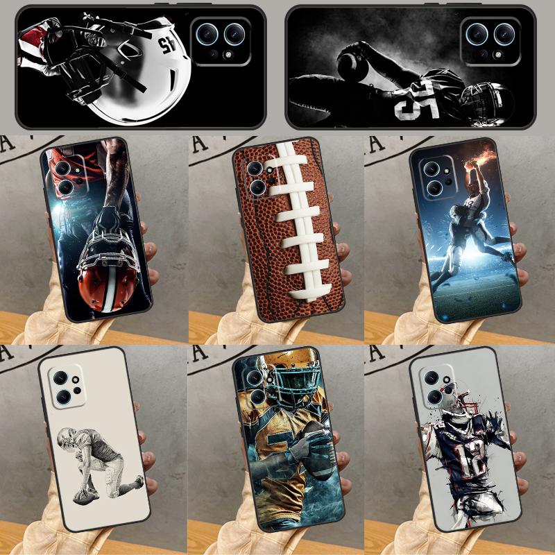 American Football Case For Xiaomi Redmi Note 13 Pro 14 12 11 9 10 9S 10S 11S 12S Redmi 12C 13C 14C 10C Cover
