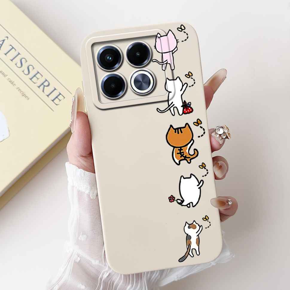 For Infinix Note 40 40X 5G Casing Lucky Girl Soft Silicone Case For Infinix Note 40 X  Note40 40X Pro 40Pro 5G Back Covers