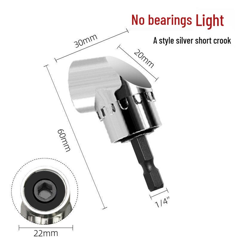Magnetic Hex Hand Drill: Multi-Tool Set with Cross Electric Screwdriver Bit, Socket, and Corner Driver In Plastic Box