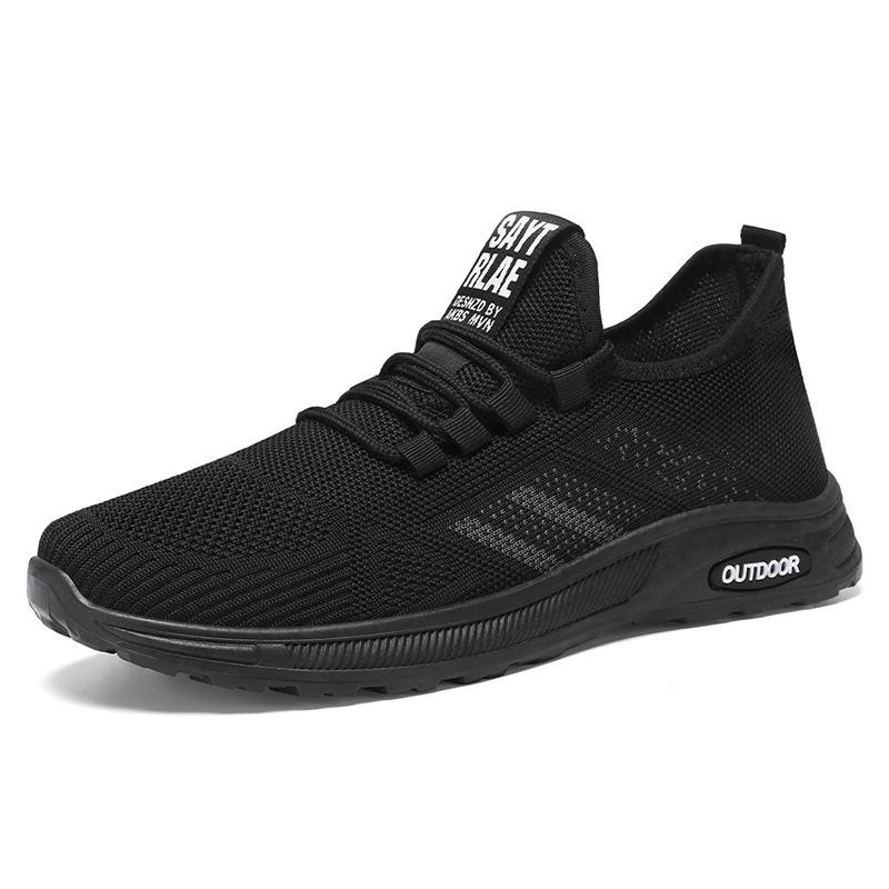 Scarpe da ginnastica da uomo autunnali, anti-odore, traspiranti, casual, con suola morbida, leggere, sportive, tinta unita, versatili, da uomo