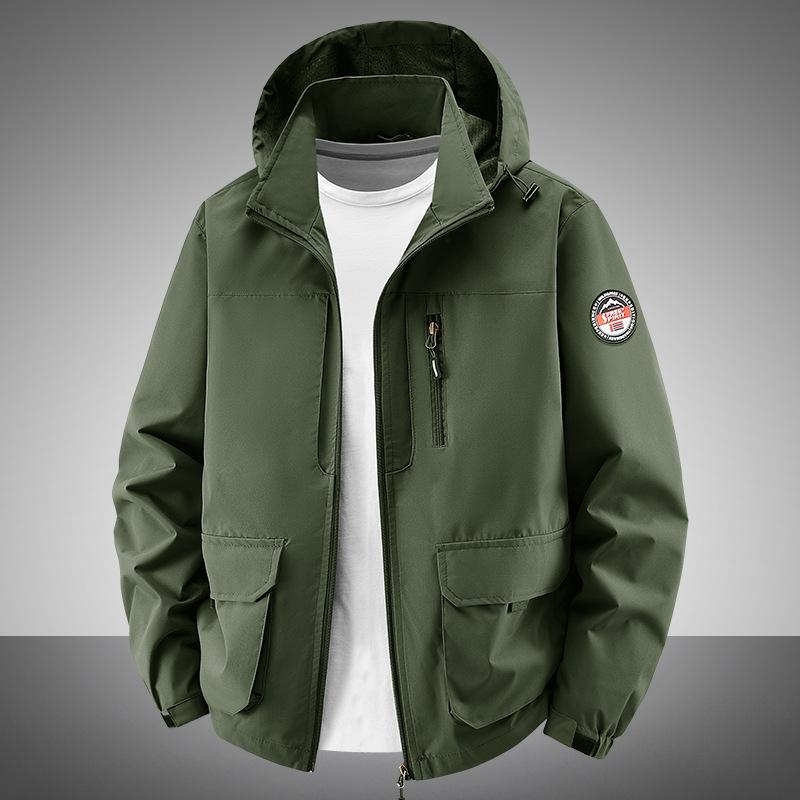 Detachable Cap Casual Men s Jacket Windproof And Waterproof Outdoor Assault Suit Workwear Men 2XL