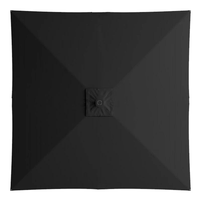 2x2m Quadratischer Terrassenschirm Ersatzstoff 4 Rippen Sonnenschirm Schirmbezug Balkon Außenbereich Café Garten Hinterhof Vordachabdeckung