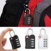 TSA 4 Digit Combination Lock Anti-theft Security Tool Suitcase Luggage Coded Lock Padlock Zinc alloy Cabinet Lock Travel