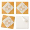 Self-Adhesive Vinyl Wall Decoration Geometric Diamond Pattern 4x50x50 Cm