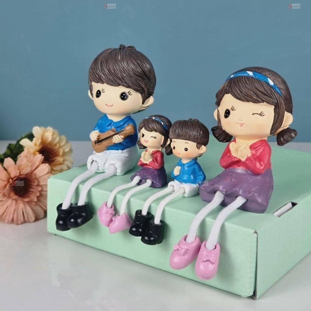 1 Set Hängende Beine Romantisches Paar Schauobjekt | Niedlicher Junge & Mädchen als Geschenk für Ihn/Sie, Muttertag, Heimdekoration, Wohnzimmer