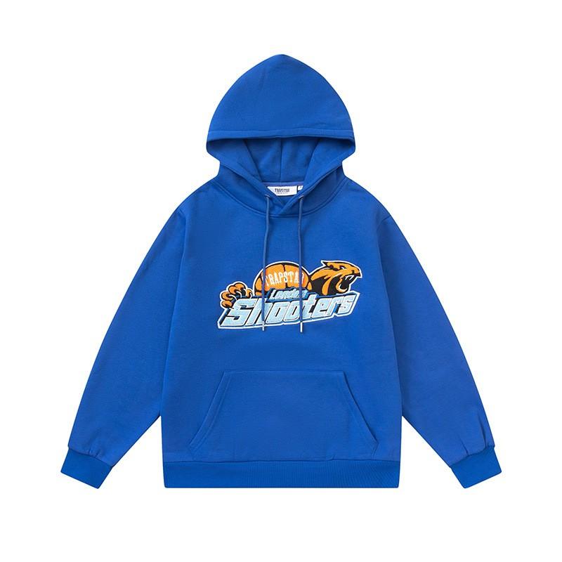 Mens Gradient Letter Tiger Head Embroidered Hoodie Jogger Set Streetwear Winter Outfit