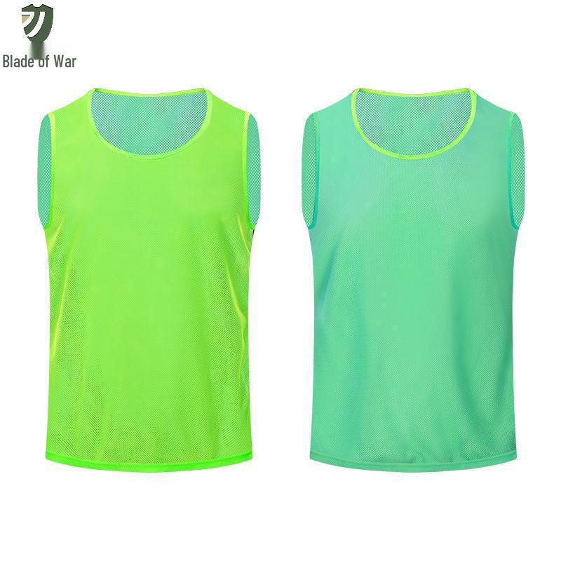 Gilet da allenamento da calcio in rete reversibile
