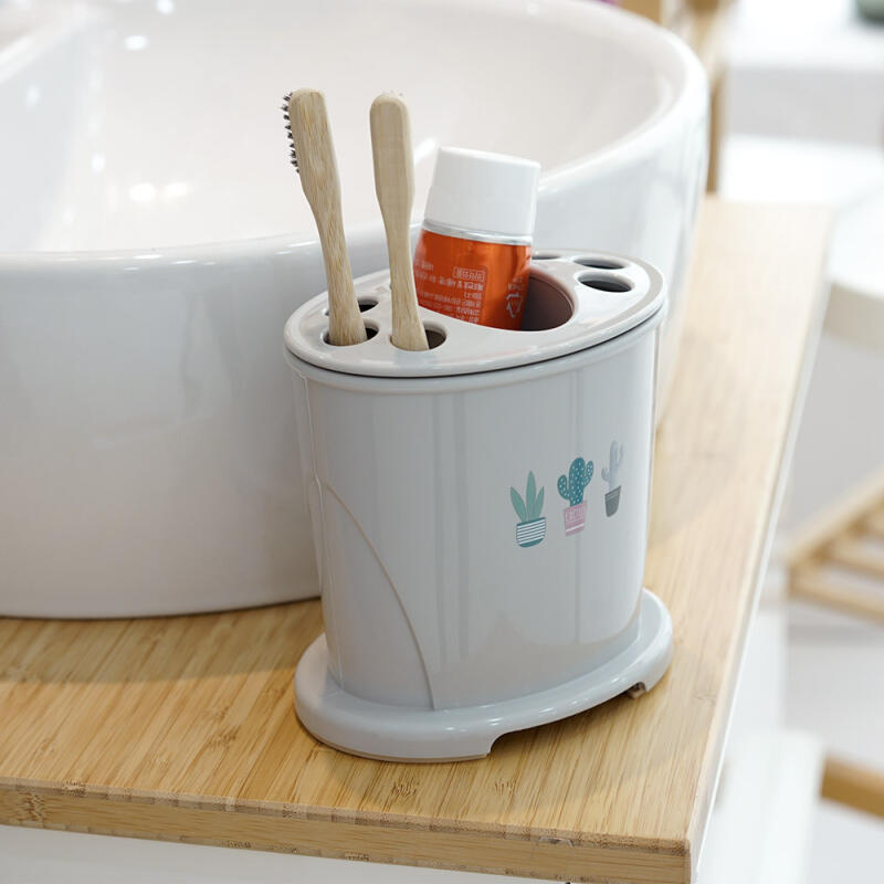 Domestically produced Cactus water-draining toothbrush holder Cactus Draining Toothbrush Holder