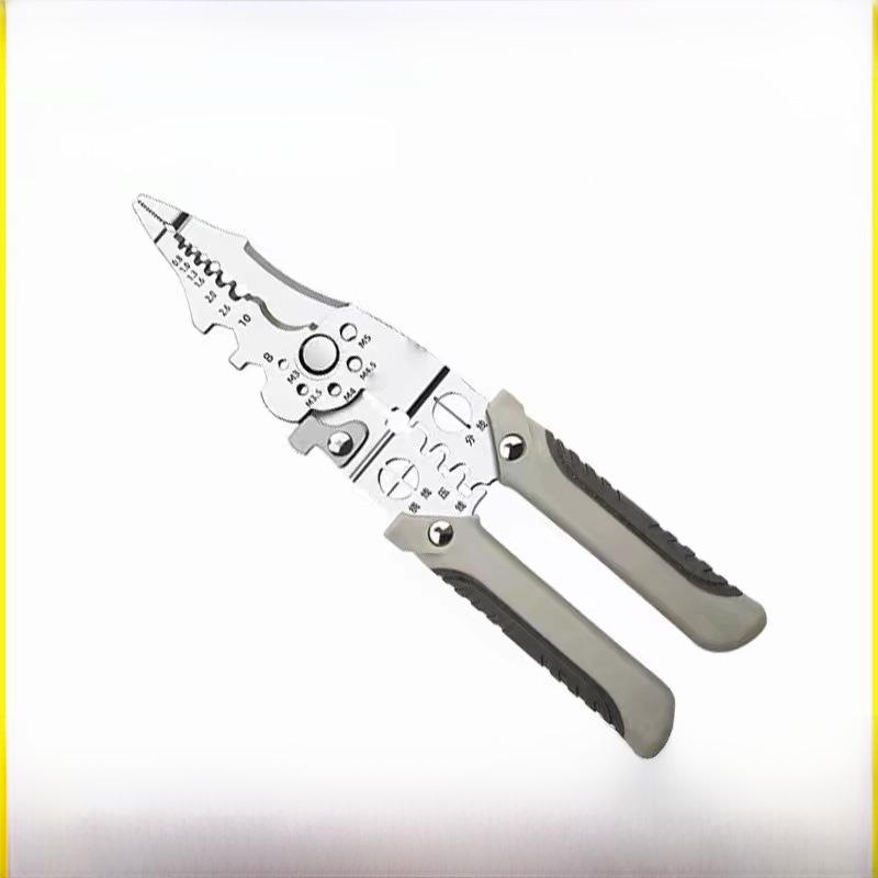 Insulated Multifunctional Electrician Wire Stripping and Cutting Pliers Scissors