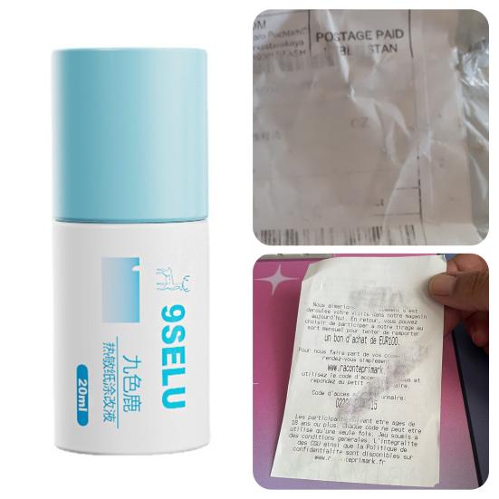 10/20ml Thermal Paper Fluid Quick-drying Privacy Protection Anti-leakage Correction Liquid School Accessories