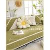 Cotton Flax Sofa Cushion Chenille Cotton Hemp Antiskid Sofa Cover Universal for All Season Bordure Couch Cover