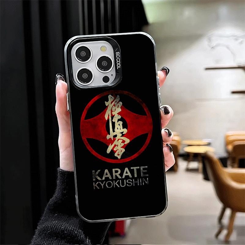 Husă de telefon rezistentă la șocuri Karate Oyama Kyokushin pentru iPhone 17 Air 16 16E 15 Pro Max 14 Plus 13 Mini 12 Capac Spate Anti Cădere Fundas