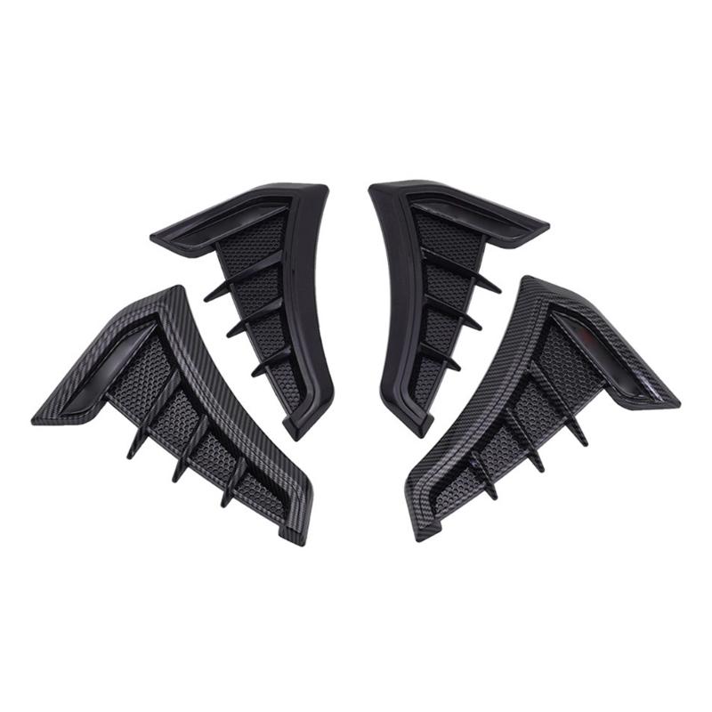 Car Side Air Flows Vents Wing Spoilers Stick Cover Trim Decorations