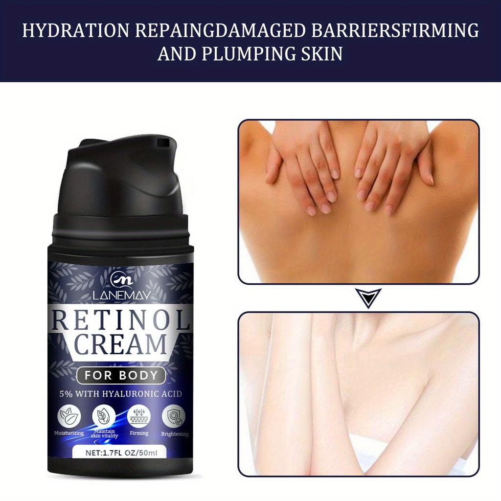 Retinol Vücut Kremi Nemlendirici ve Besleyici Vücut Sütü Nemlendirici ve Aydınlatıcı İnce Çizgi Kremi
