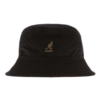 KANGOL Unisex Corduroy Bucket Hat (K4228HT BLACK)