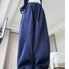 Sport Pants for Women In Autumn and Winter New High-waisted Velvet Wide-leg Pants Narrow Version Straight Banana Casual Pants