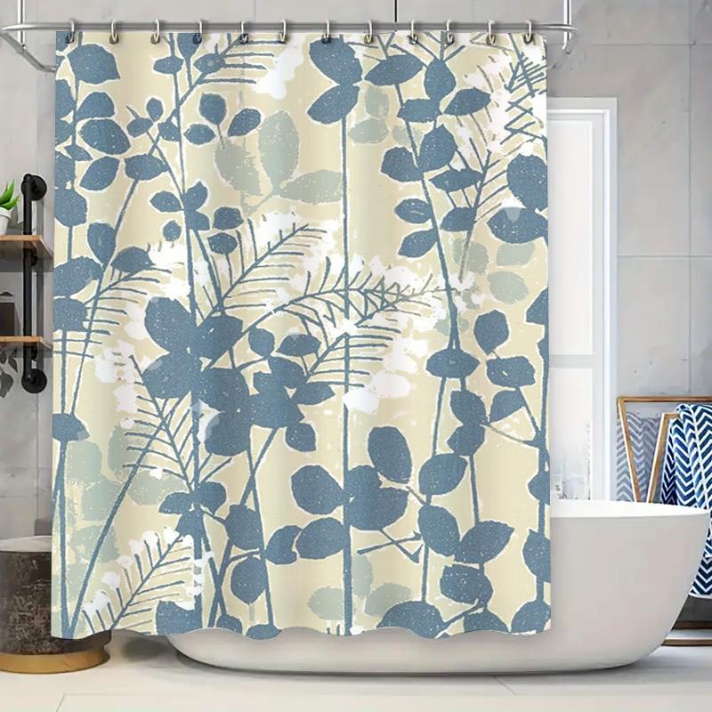 

Vibrant Pattern Fabric Shower Curtain Bathroom Decor Home Decoration Waterproof Print Shower Curtain W60H190(CM)-1 Pcs