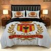 Kv Mechelen Pattern Bedding uilt Set uilt Cover Pillowcase Home Decoration Birthday Gift (1 * duvet cover + 2 * pillowcase without core)